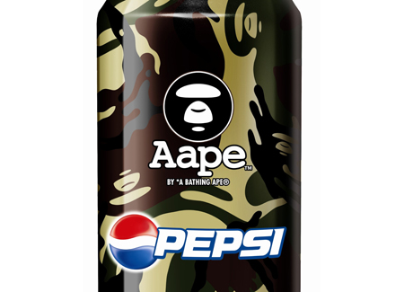 A Bathing Ape hooks up with Pepsi for crossover marketing in